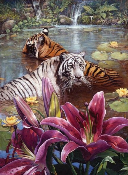 Trefl - Les Habitudes De Tigre - Puzzle 200 Pièces - Puzzle Coloré Avec Des Animaux, Pour Les Enfants à Partir De 7 Ans