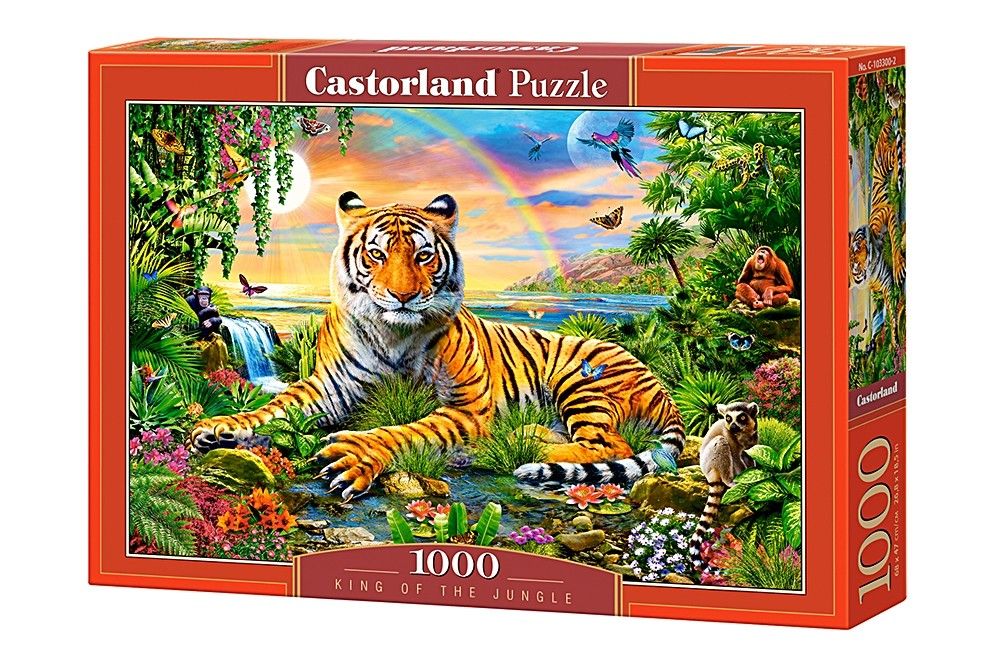 1000 EL REY DE LA JUNGLA - Puzzles Tu Me Completas