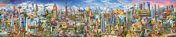Puzzle 42000 Vuelta Al Mundo De Educa - puzzlestumecompletas
