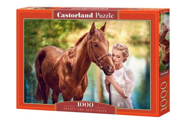belleza y gentileza puzzle de nimales castorland 500 piezas