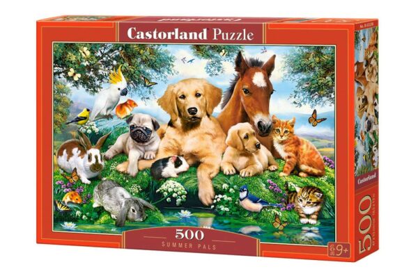 amigos de verano puzzle castorland 500 piezas