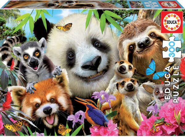 selfie amigos animales