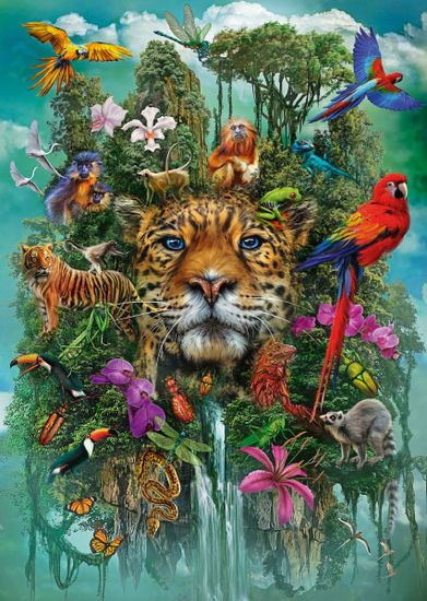 1000 Rey de la jungla – Puzzles tu me completas