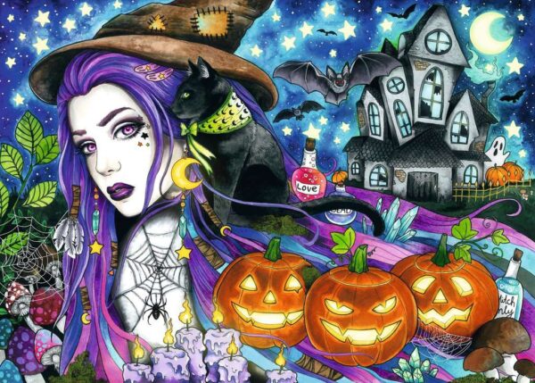 puzzle halloween 16871 1000 piezas ravensburger