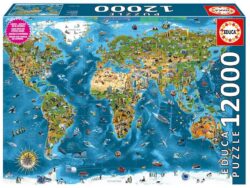 maravillas del mundo puzzle educa 12000 piezas