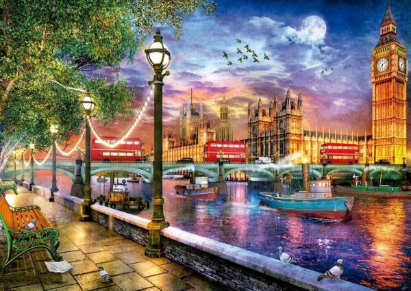 londres al atardecer puzzle educa 2000 piezas