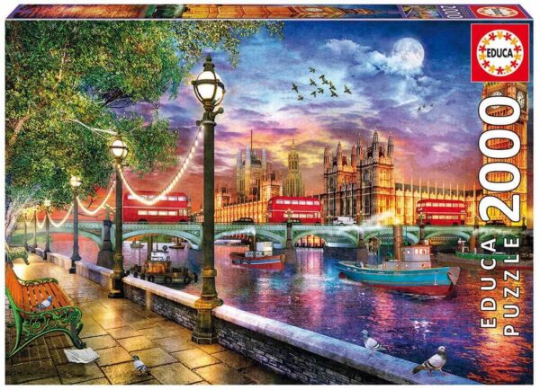 londres al atardecer puzzle educa 2000 piezas