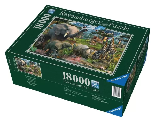 animales en el agua- puzzle ravensburger -18000 piezas