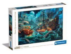 Puzzle 6000 La Batalla De Los Piratas De CLEMENTONI