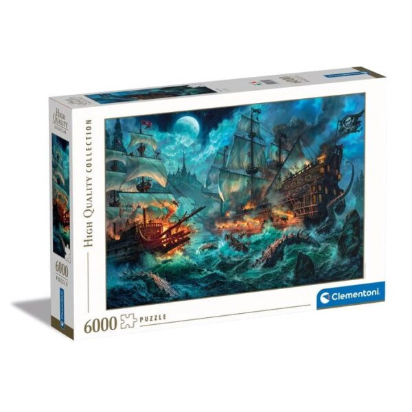 Puzzle 6000 La Batalla De Los Piratas De CLEMENTONI