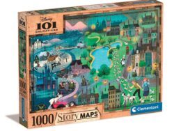 Puzzle 1000 101 Dálmatas De CLEMENTONI