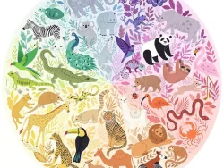 Puzzle 500 Animales Circular De RAVENSBURGER