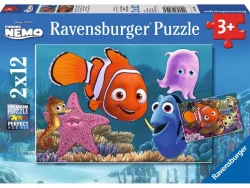 buscando a nemos-puzzle-ravensburger-2x12-piezas