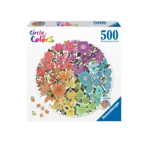 Puzzle 500 Flores Circular De RAVENSBURGER