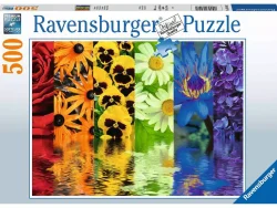 Puzzle 500 Reflexiones Florales De RAVENSBURGER