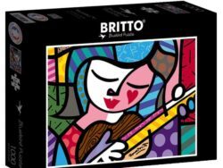 britto - puzzle-bluebird-romero-britto-chica-con-guitarra-1000-piezas-referencia-90016-puzzlestumecompletas