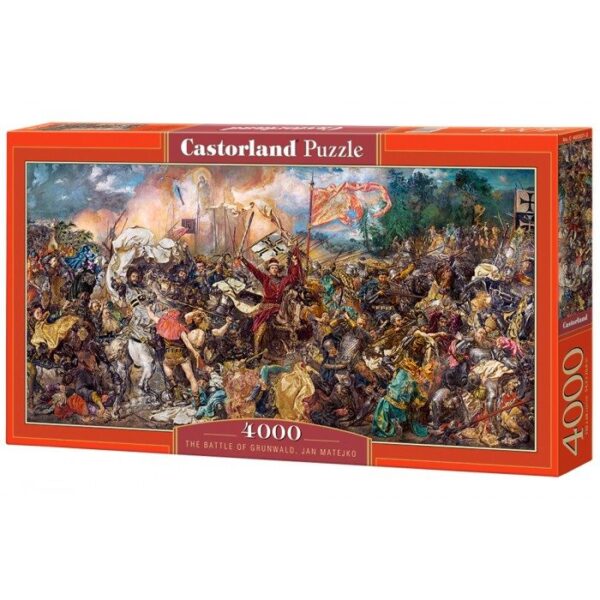 la batalla de grünwald -puzzle castorland 4000 piezas - puzzlestumecompletas