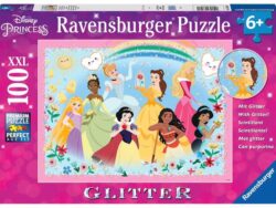 100 Fuertes, hermosas y valientes (Glitter) - Ref. 13326. Puzzle Ravensburger 100 piezas.