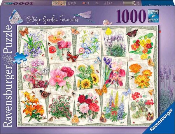 DETALLES DEL ADJUNTO puzzle-ravensburger-coleccion-de-flores-de-1000-piezas-referencia-17485-puzzlestumecompletas