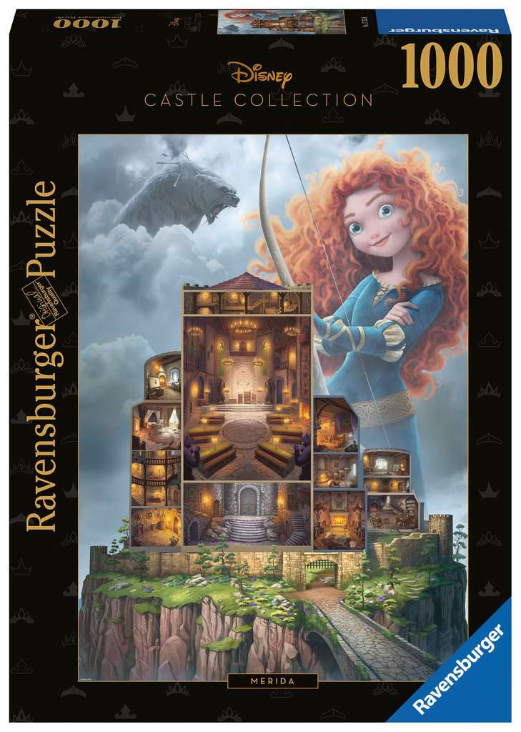 Puzzle 1000 Merida - Disney Castles De RAVENSBURGER