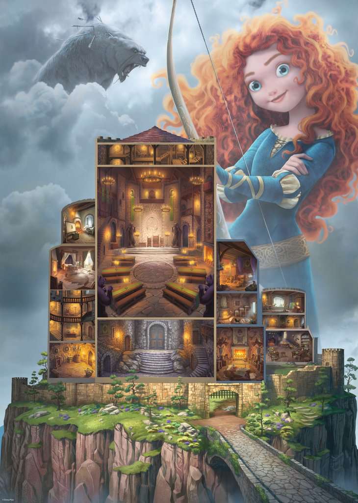 Schmidt Spiele Puzzle - Thomas Kinkade - Lilli e il Vagabondo, 1000 Pezzi