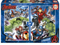 puzzle-avengers-educa-2x100-piezas-referencia-19679-puzzlestumecompletas