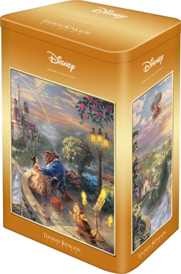 500 Disney, La Bella y la Bestia, Thomas Kinkade - Ref. 59926. Puzzle Schmidt 500 piezas.