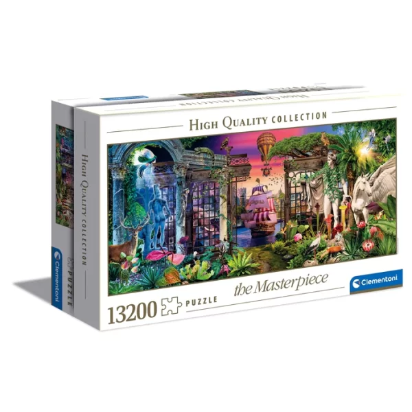 Clementoni Puzzle De 13200 Piezas – Los Dolomitas – Paisaje Alpino Gigante Para Montar En Familia, Medidas 291x134 Cm