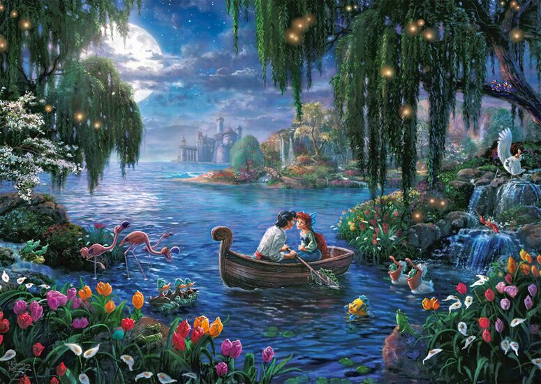 puzzle_schmidt_sirenita_y_el_principe_eric_thomas_kinkade_studios_1000_piezas_referencia_57370_puzzlestumecompletas