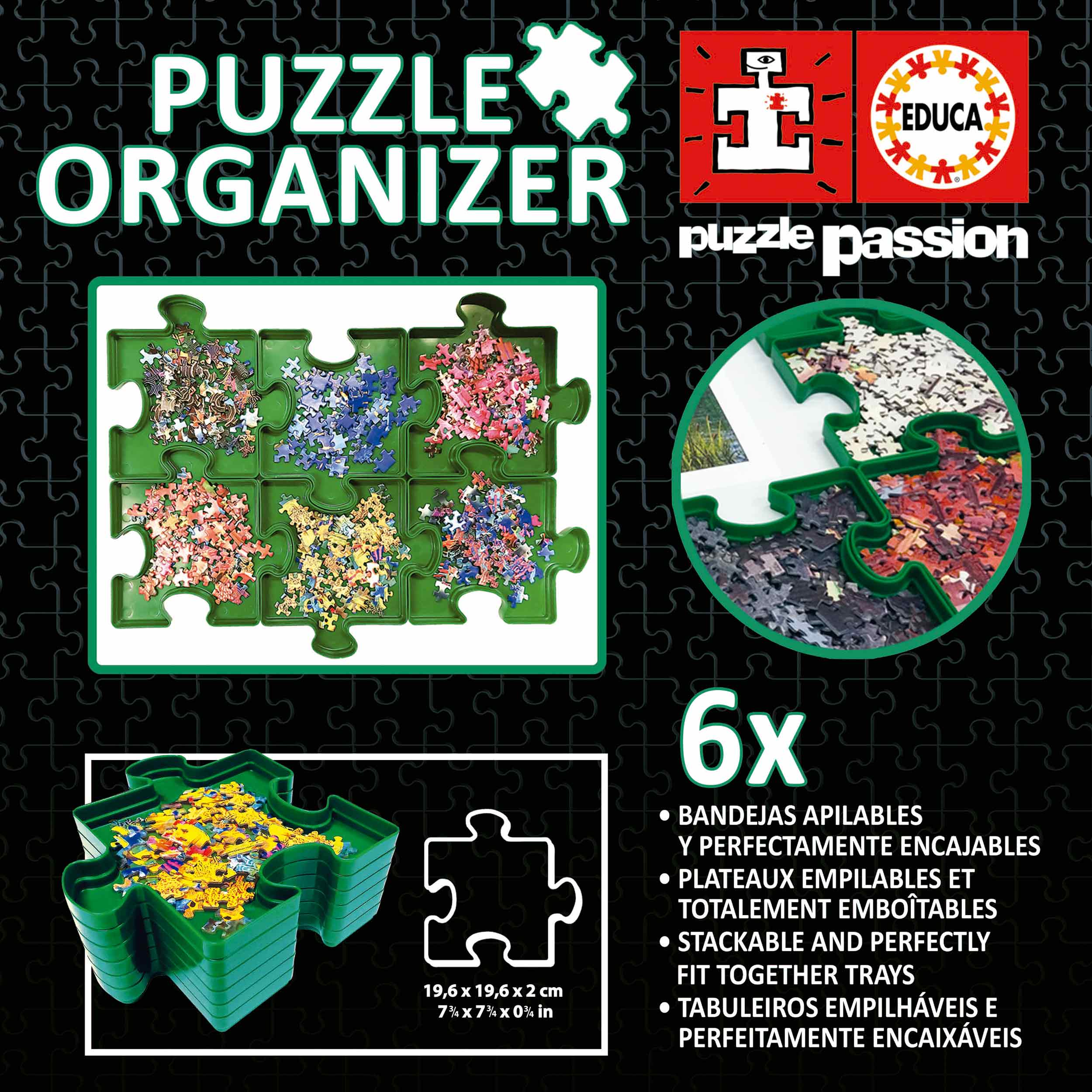 Ravensburger 914548 Easy Puzzle Organizer - Set Per Organizzare E Conservare I Puzzle