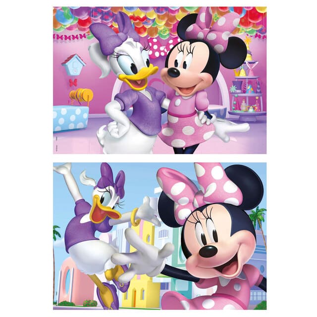 Puzzle 2x50 Minnie Madera De EDUCA
