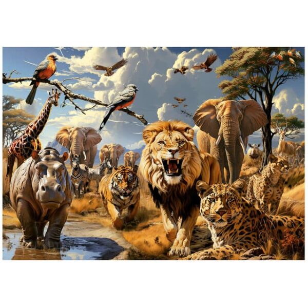 puzzle-educa-animales-salvajes-1000-piezas-referencia-19920