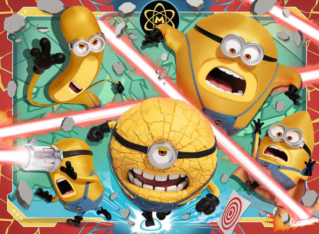 Ravensburger Puzzle Gru 4: Cattivissimo Me 3 – 3 Puzzle Da 49 Pezzi Per Bambini 5+ Anni