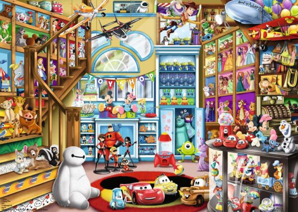 1000 Tienda de juguetes Disney Pixar - Ref. 00527. Puzzle Ravensburger 1000 piezas