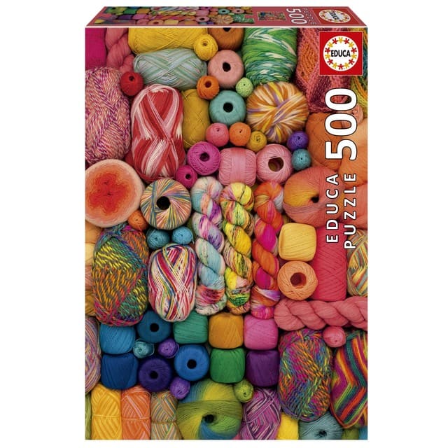 Puzzle 500 Hilos De EDUCA En Puzzles Tu Me Completas
