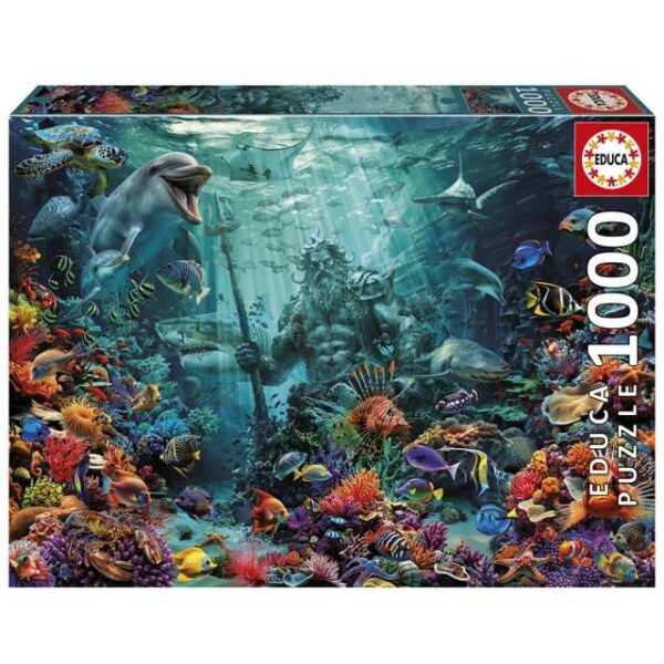 1000 Arrecife de coral Poseidón - Ref. 20174. Puzzle Educa 1000 piezas.