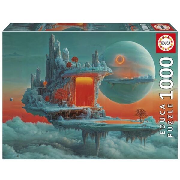 1000 Planeta de fuego y hielo - Ref. 20237. Puzzle Educa 1000 piezas.