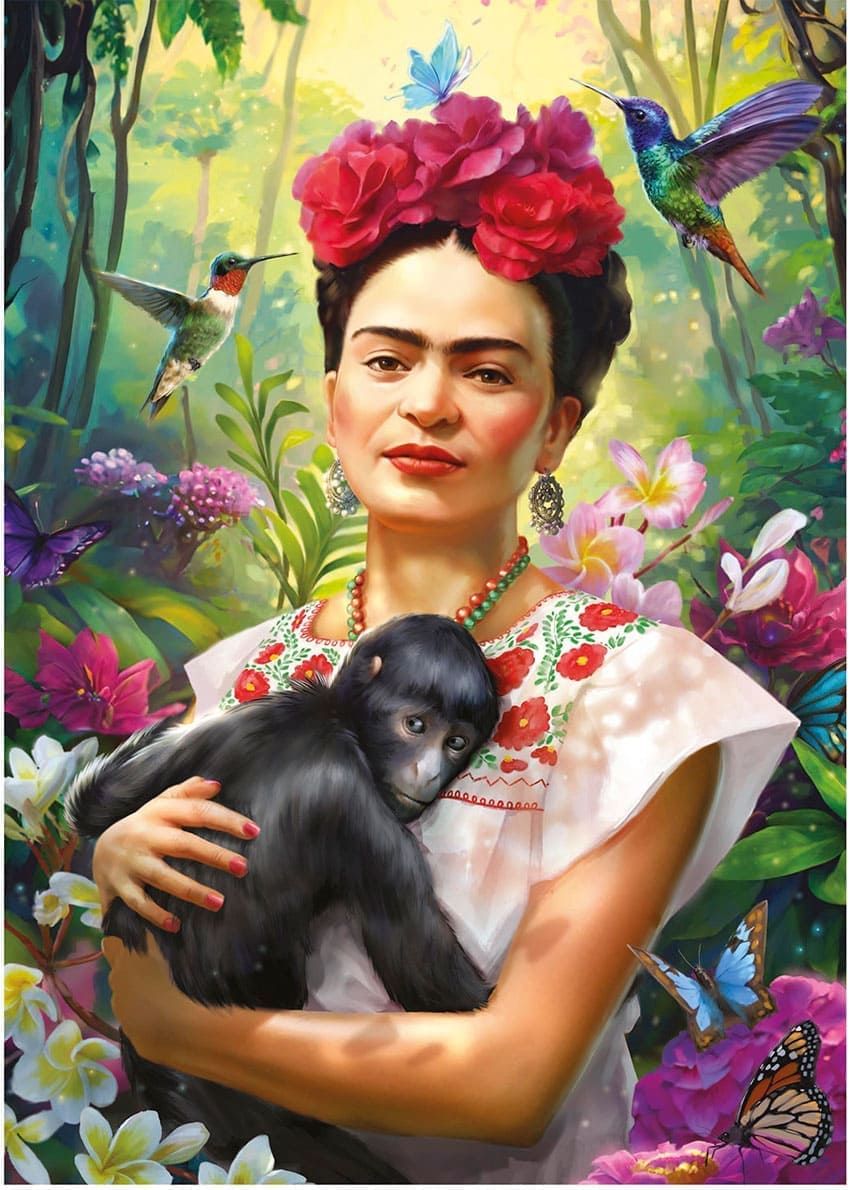 Puzzle 1000 El Jardín De La Vida, Frida Kahlo De EDUCA