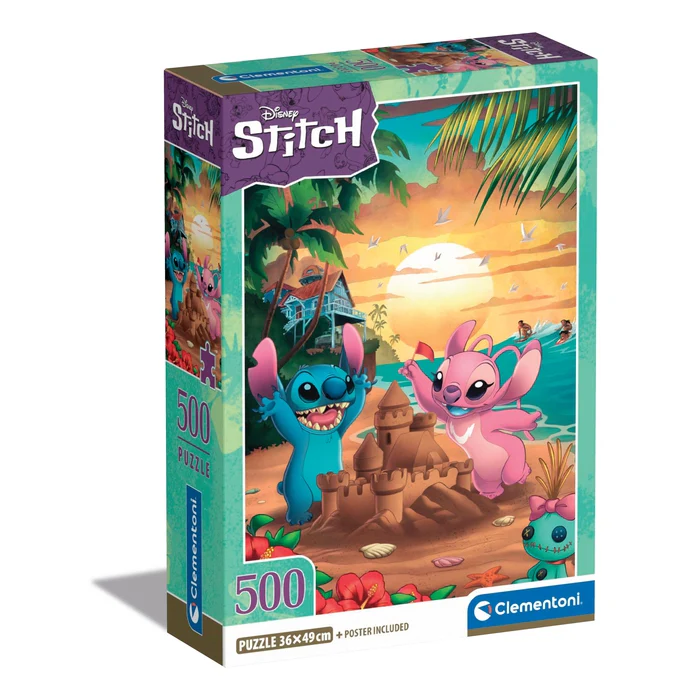 Puzzle 500 Disney Stitch De CLEMENTONI