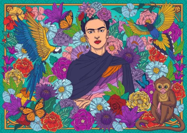 Puzzle 1000 Frida Kahlo De RAVENSBURGER En Puzzles Tu Me Completas
