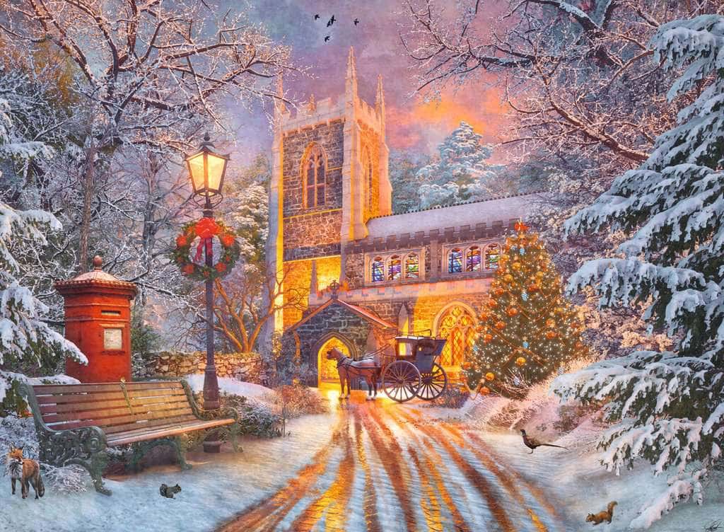 Puzzle 500 Navidad Brillante - Star Line De RAVENSBURGER En Puzzles Tu ...