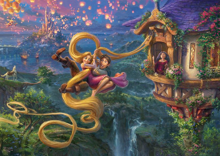 puzzle_schmidt_rapunzel_thomas_kinkade_studios_1000_piezas_referencia_58034