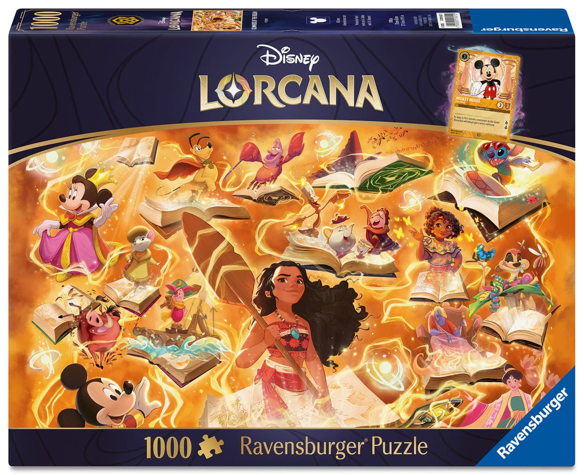 Ravensburger Puzzle Disney Lorcana De 1000 Piezas - 70x50 Cm Para Adultos Y Familias | Regalo De Navidad Y Relax